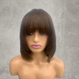 SDD Vietnamese Hair 3*1 Lace Fringe Straight Bob Human Hair