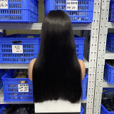 4*4SDD human hair bone straight wig from Vietnam