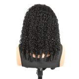 Half Wig Burmese Curly Wigs Human Hair with Spiral Curly End