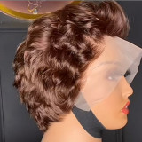 Hot Sale New Style Short Curly Wig 13*4 Frontal Big Lace Wig