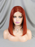 Brazilian 4*4 Closure Straight Bob 12inch 200%density Human