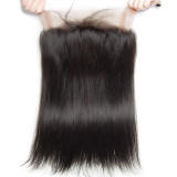 360 full Lace Frontal Closure 22.5x4x2 Brazilian human hair