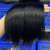 Manufacturer's in-stock real hair wigs, crystal thread hair extensions, i-tip human hair wigs, cross-border wigs
