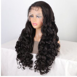 New foreign trade model lace front synthetic fiber large curly wig 13*6 Lace front wigs loose cur