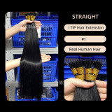 Direct sales from the manufacturer: I-tip human hair extensions for women, seamless and natural-looking