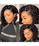10A Hot New 13*4 Frontal Deep Wave Bob Wig Natural Colour