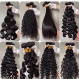 Human hair curtain Straight body Deep Water Wave Curly Human Hair