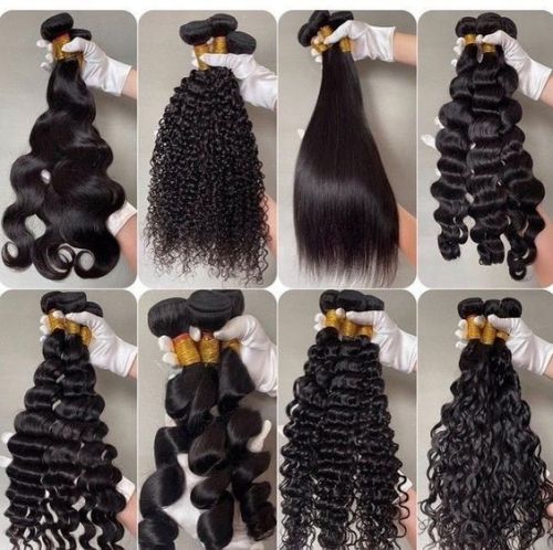 Human hair curtain Straight body Deep Water Wave Curly Human Hair