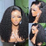 12A Jerry Curly Bob Brzailian Human Hair 13*4 Frontal Wig