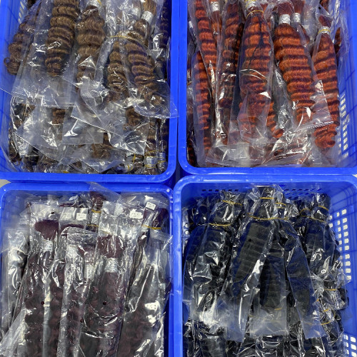 Deep wave real hair dreadlocks, Boho braids, wigs made of 100% human hair, hair bundles, human hair