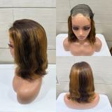 12A Glueless 4*4 body wave 200%density Brazilian Human Hair