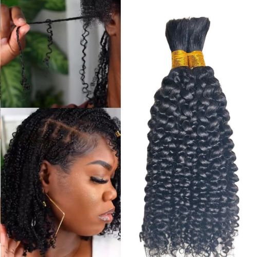 Cross-border European and American real human hair wigs, hair bundles, hair extensions, afro wave wigs, cosplay hair extensions, human hair