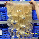 13*6 HD Transparent Lace Human Hair Frontal Closure