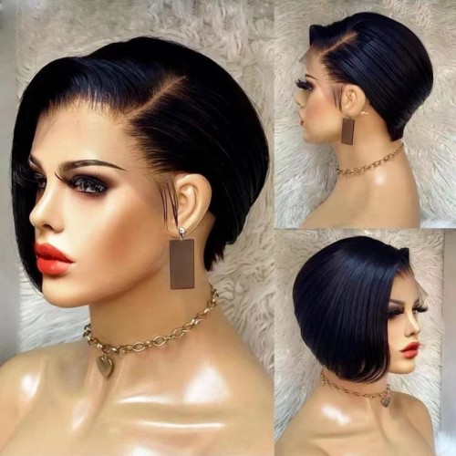 Brazilian Bob with 13*4 Frontal Ear To Ear Human Hair