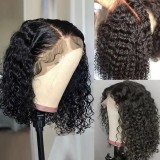 12a Brazilian Curly Wig, 13*4 Fronatl 100% Human Hair.200%D