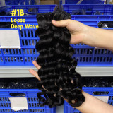 10a human hair weft, double drawn human hair bundle, bone straight hair, in stock, wholesale from manufacturer
