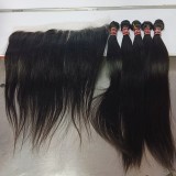 5+1 Bundles with 13*4fronral Lace Human Hair sets Bundles