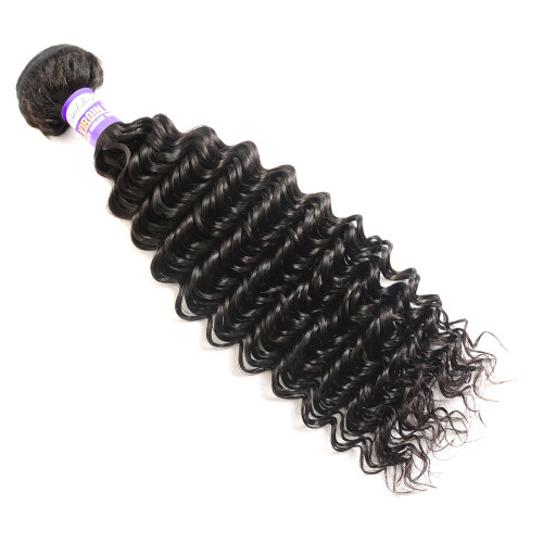 BrazilianHairBundlesDeepWaveHairExtensions1PC100gCurly
