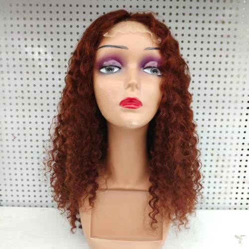 SDD 4*4 Closure Glueless Water Curly Wigs Brazilian human