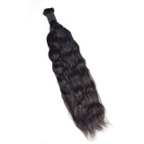 European and American cross-border dreadlock hair extensions, straight strands of real human hair, bulk human hair, full real hair wigs