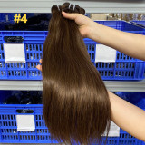 Manufacturer's in-stock wholesale of human hair wigs, bone straight hair extensions, and smooth hair bundles