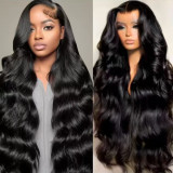9A 13*4Frontal Body Wave Peruvian Human hair Wigs