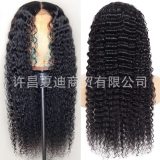 13*4 water wave wigs, hot-selling human hair wigs, curly hair