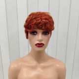Pixie Cut Wigs 100% Human Hair Wigs Short Curly Pixie