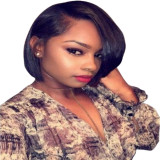 Brazilian Bob with 13*4 Frontal Ear To Ear Human Hair