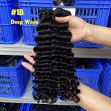 10a human hair weft, double drawn human hair bundle, bone straight hair, in stock, wholesale from manufacturer