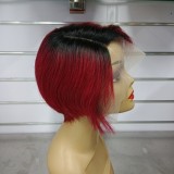 Human Hair Wig 13*4 Pixie Short Wigs