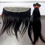 5+1 Bundles with 13*4fronral Lace Human Hair sets Bundles