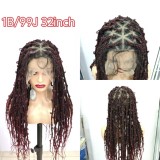 Full Lace Synthetic Braided Lace Braids wigs