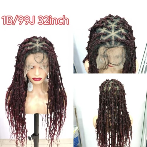 Full Lace Synthetic Braided Lace Braids wigs