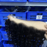 Real human hair wig 13*4 Swiss transparent lace closure human hair wig