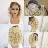 13*4 fronal Lace Loose Wave 4/613 Blonde Human Hair