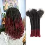 Real human hair dreadlock wig, hand-twisted African dreadlocks, human hair dreadlocks 0.6cm
