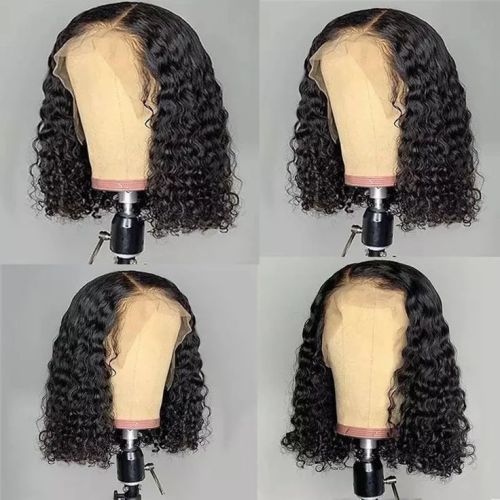13*4 HD transparent lace wavy small curly hair high-density European, American, and African cross-border Xuchang in-stock delivery 12