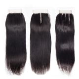 4x4Transparent HD swissLace Closure Straight  huamn hair wig