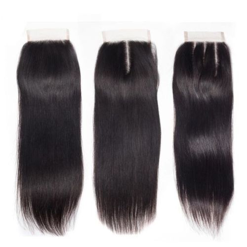 4x4Transparent HD swissLace Closure Straight  huamn hair wig