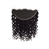 13*6 HD Transparent Lace Human Hair Frontal Closure