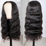 HD 4*4lace Glueless Body wave Wig 200% density 100%human hai