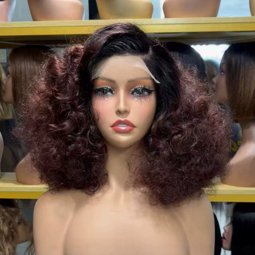 SDD Glueless 5*5Lace Loose Curly 100%Human hair 300%density