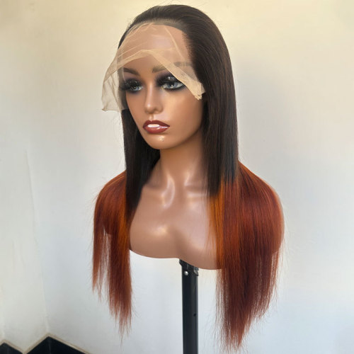 European and American cross-border lace front wigs made of real human hair Factory Stw Human Hair Wigs13x4