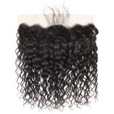 Brazilian Human Hair Water Wave Lace Frontal Closure13x4