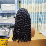 13*4 lace front wig Burmese Curly natural color human hair wigs