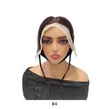 Women's wig made of real human hair, 13x4 front lace braid, 2 strand braids to cover gray hair for mothers