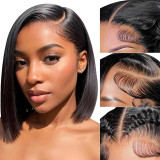 13X4 Lace Front Bob Wig, hot-selling women's bob style full lace wig