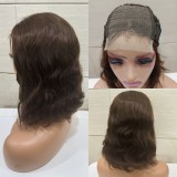 12A Glueless 4*4 body wave 200%density Brazilian Human Hair
