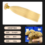 In-stock flat tip human hair extensions for women, invisible and seamless real human hair wigs